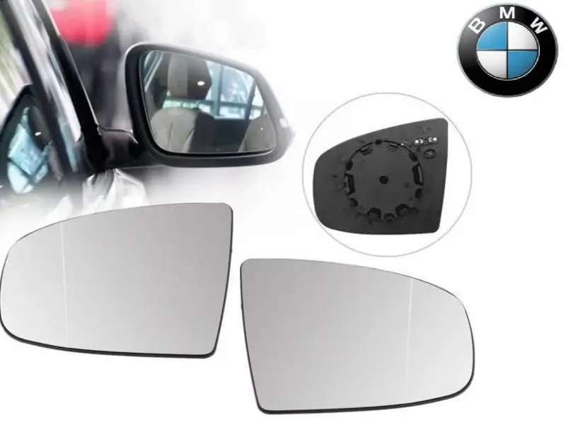 Verre de rétroviseur extérieur (coté au choix) pour BMW Série 7 E38 E65 E66 F01 F02 F04 Super Prix