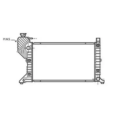 Vente Flash Radiateur de refroidissement moteur pour MERCEDES SPRINTER I ph.1 1995-2000 (W900-W904), OEM: A9015003100, Neuf