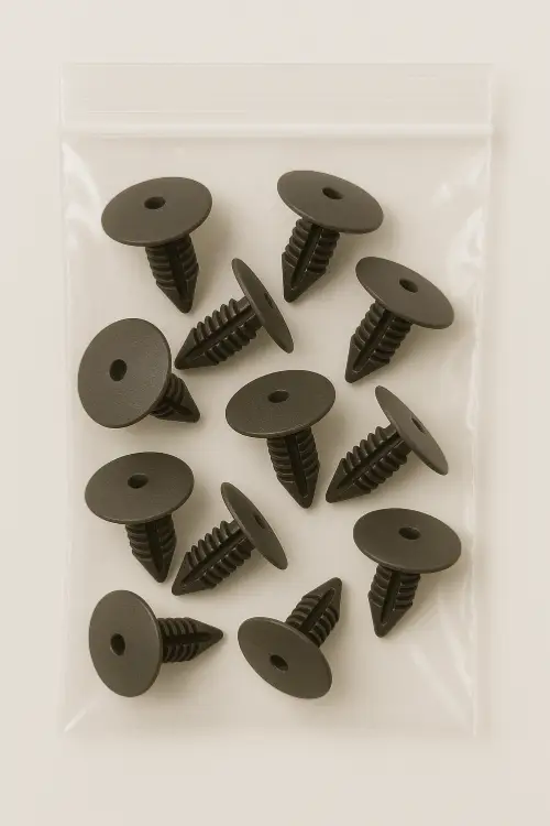 Bon Marché Sachet de 10 Agrafes – Clips de garnissage ø 10,2 -> 10,7 mm carter d&rsquo;aile & pare-boue pour RENAULT KANGOO 1997 – 2020, Neuf