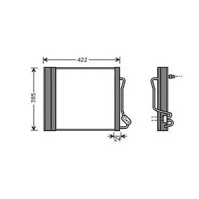 Acheter Direct Condenseur de Climatisation pour SMART FORTWO CABRIO 450 2000-2007, OEM: Q0001632V004000000, Neuf