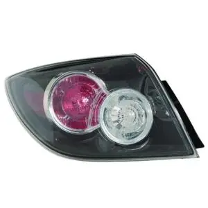 Feu arrière extérieur gauche pour MAZDA 3 I 2006-2009, Noir, Mod. 5 portes, neuf Quantité Limitée