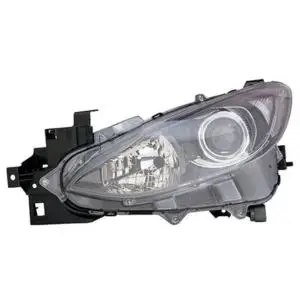 Phare optique avant gauche électrique H11/H1 pour MAZDA 3 III phase 1 2013-2016, neuf Retour Gratuit