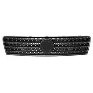 Acheter Direct Grille de calandre supérieure pour FIAT PUNTO II ph.2, 2007-2009, vernis, gris/argent, capot moteur